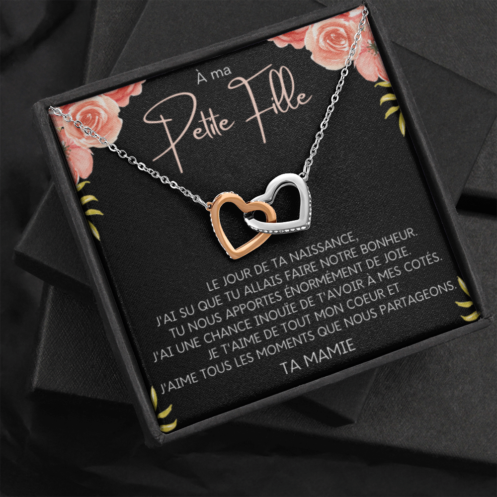 LINKY • Collier Petite-Fille Double Cœur - Lehnaa