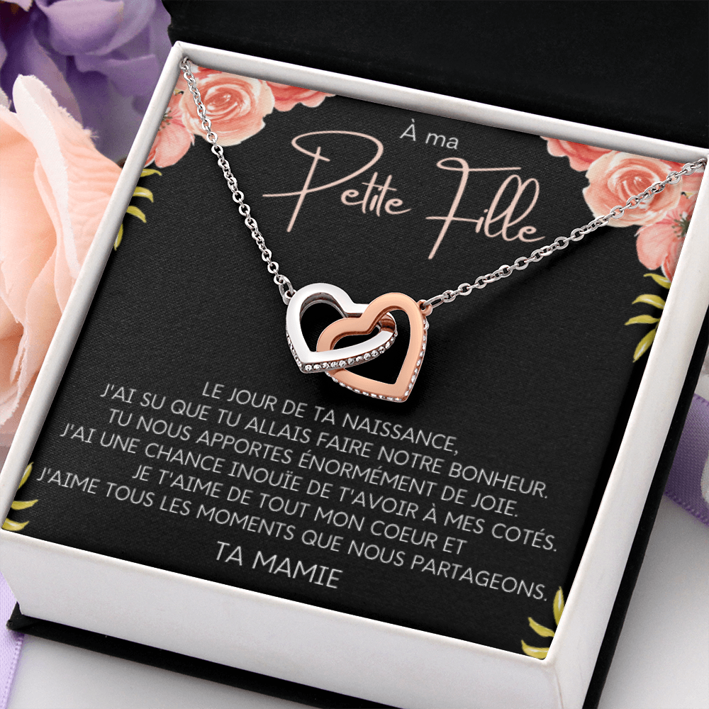 LINKY • Collier Petite-Fille Double Cœur - Lehnaa