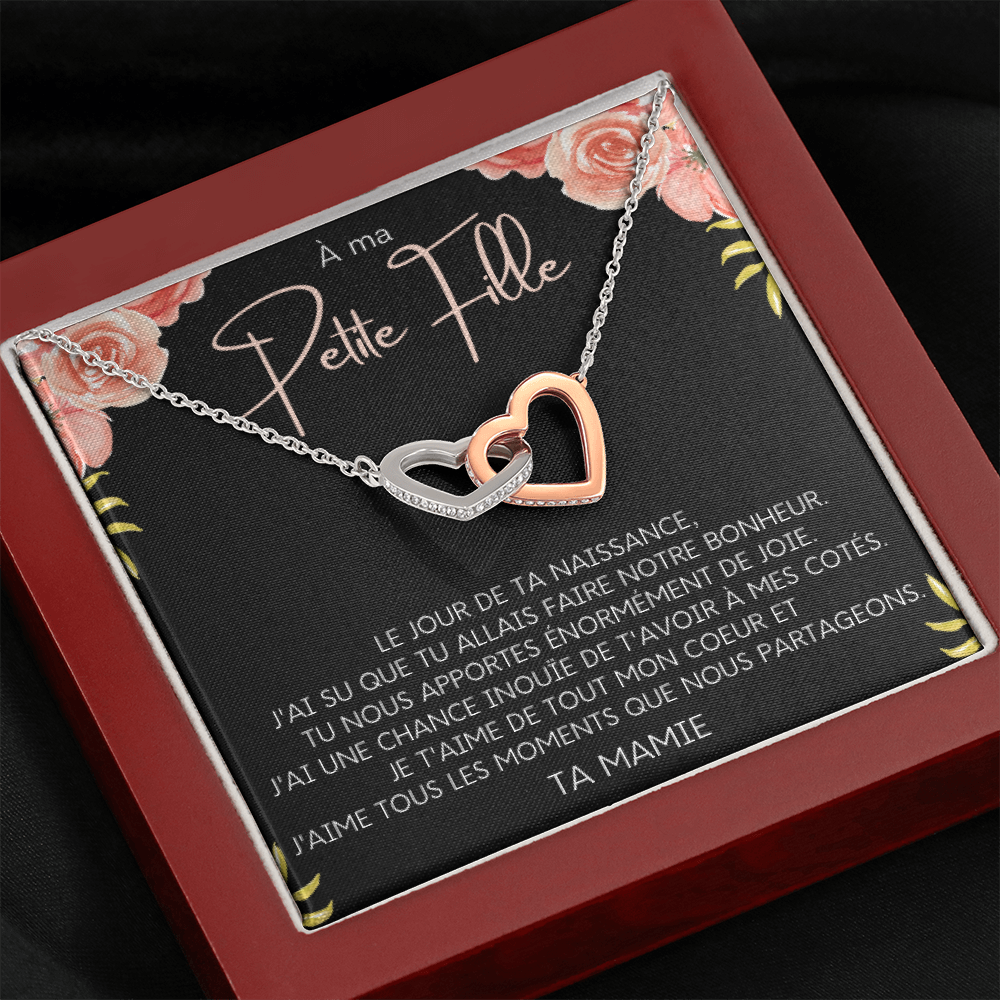 LINKY • Collier Petite-Fille Double Cœur - Lehnaa