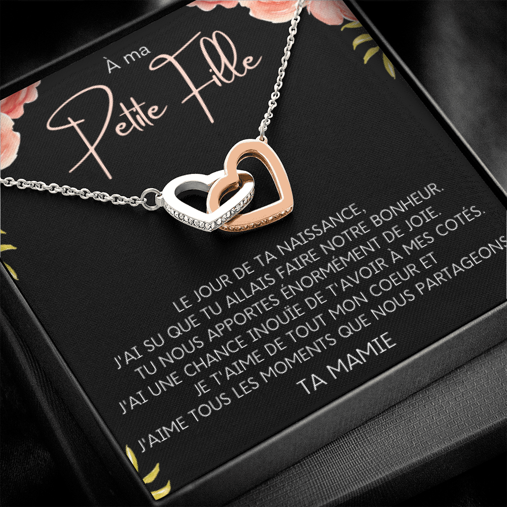 LINKY • Collier Petite-Fille Double Cœur - Lehnaa