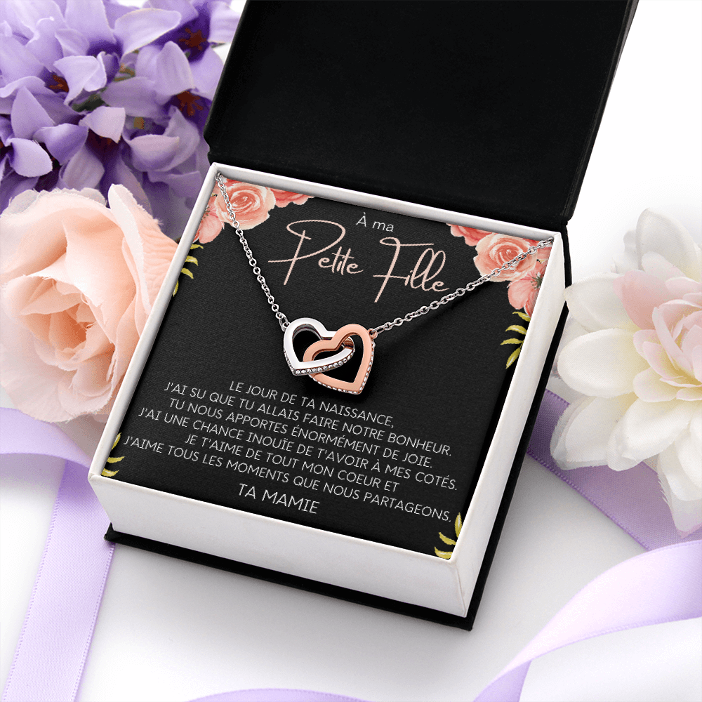 LINKY • Collier Petite-Fille Double Cœur - Lehnaa