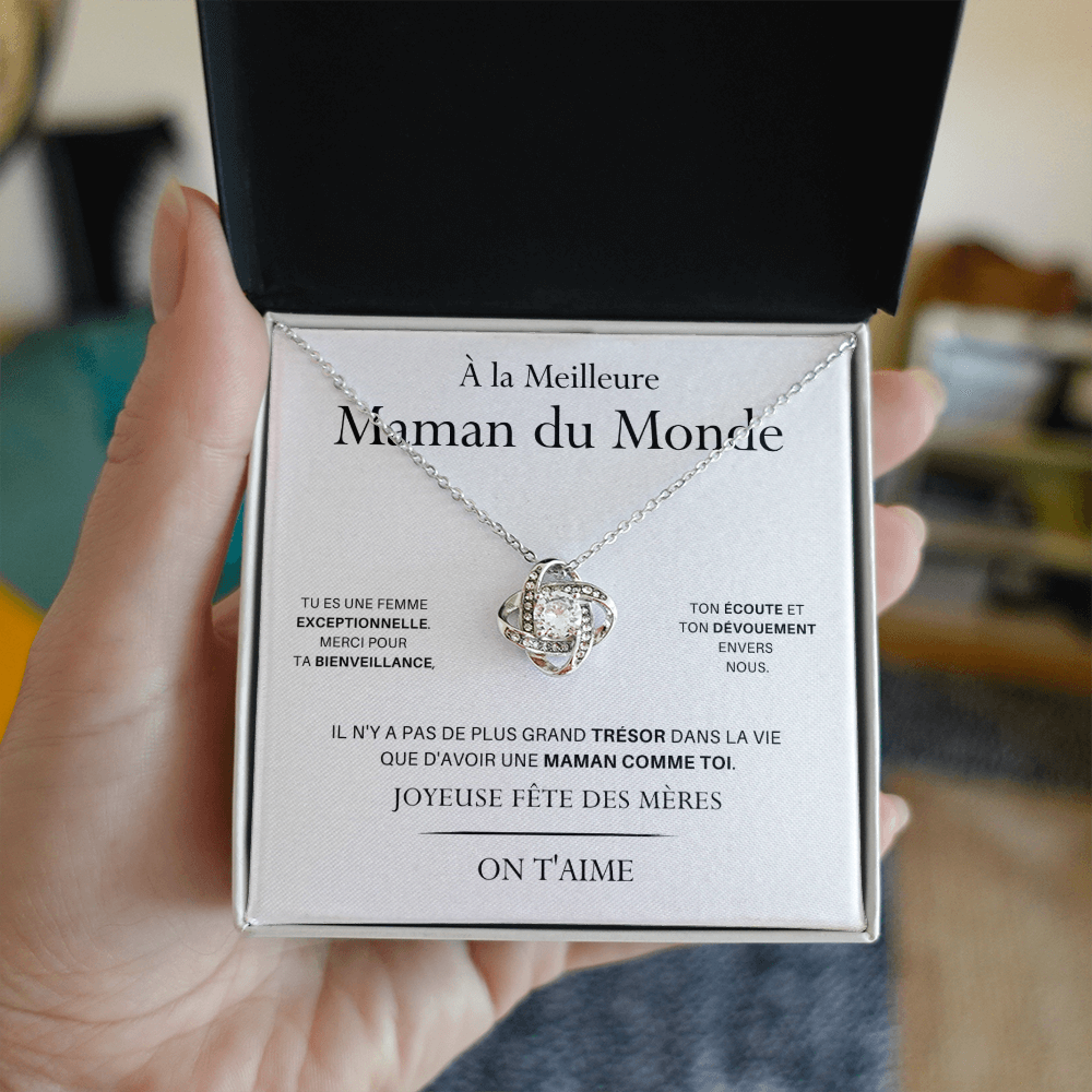 LOVYOUMOM • Collier de la fête des mères Noeud d'Amour - Lehnaa