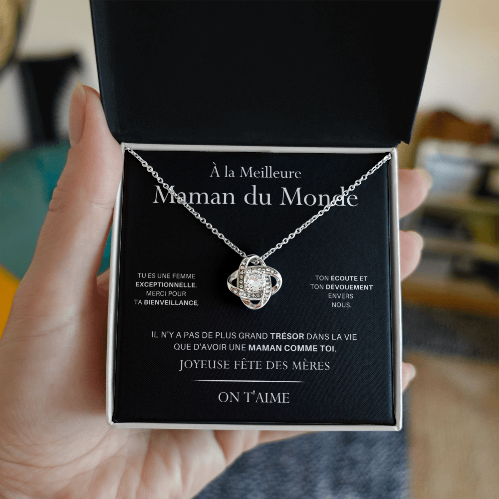 LOVYOUMOM • Collier de la fête des mères Noeud d'Amour - Lehnaa