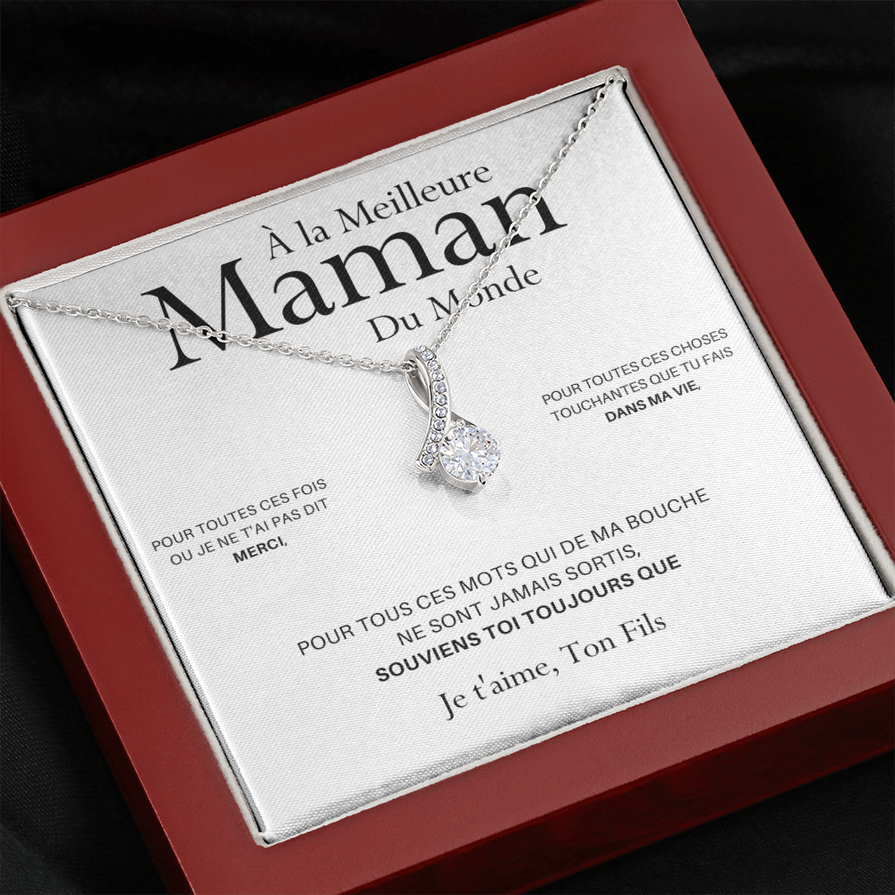 ONEMOM • Collier Déclaration Maman Elixir Version Femme - Lehnaa