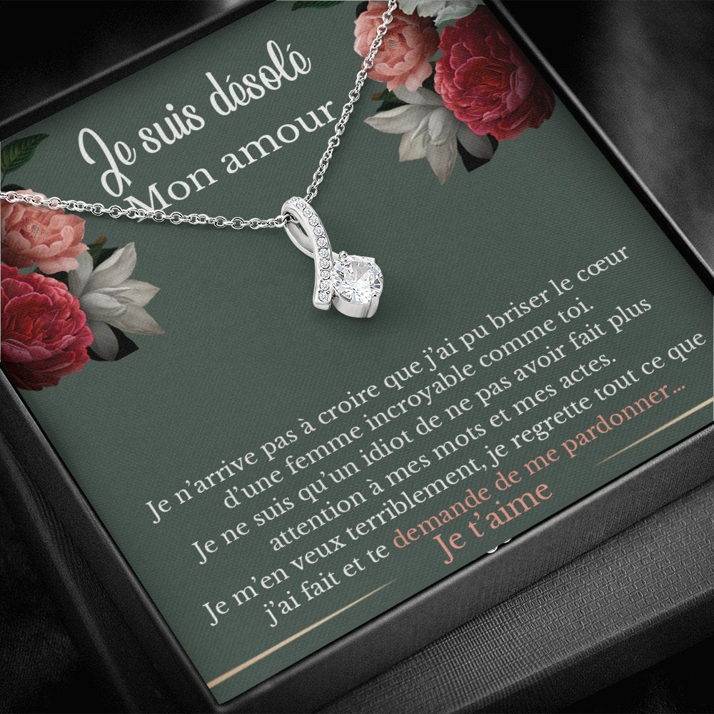 SORRY • Collier D'excuse Double Cœur Elixir - Lehnaa