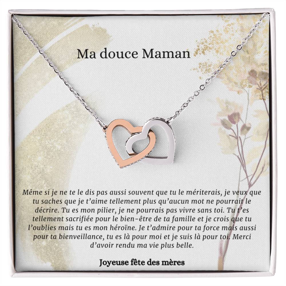 LOVEMAMA • Collier de la fête des mères Double Cœur