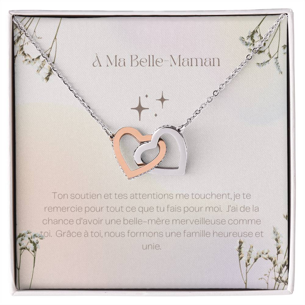 BELLEMAMAN • Collier Belle-Mère Double Coeur