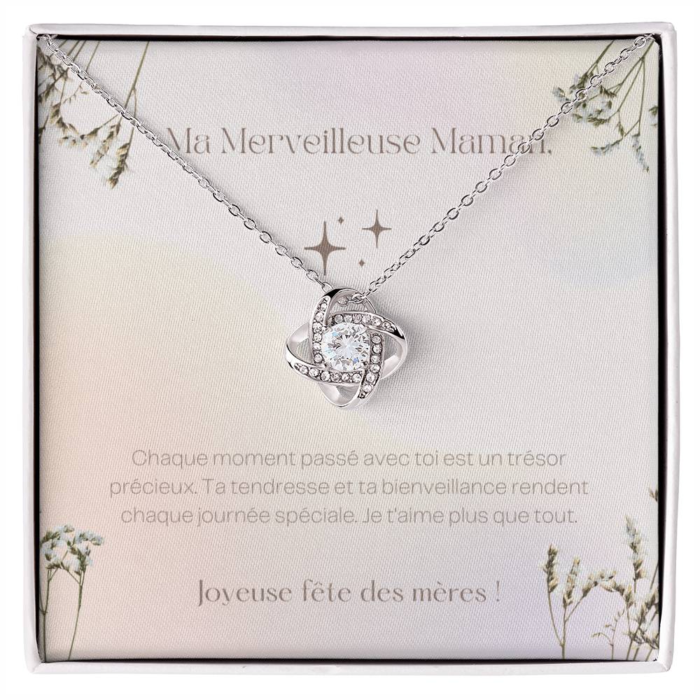 LOVEMAMA • Collier de la fête des mères Noeud d'Amour