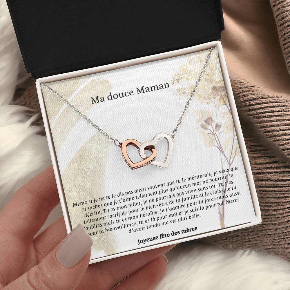 LOVEMAMA • Collier de la fête des mères Double Cœur