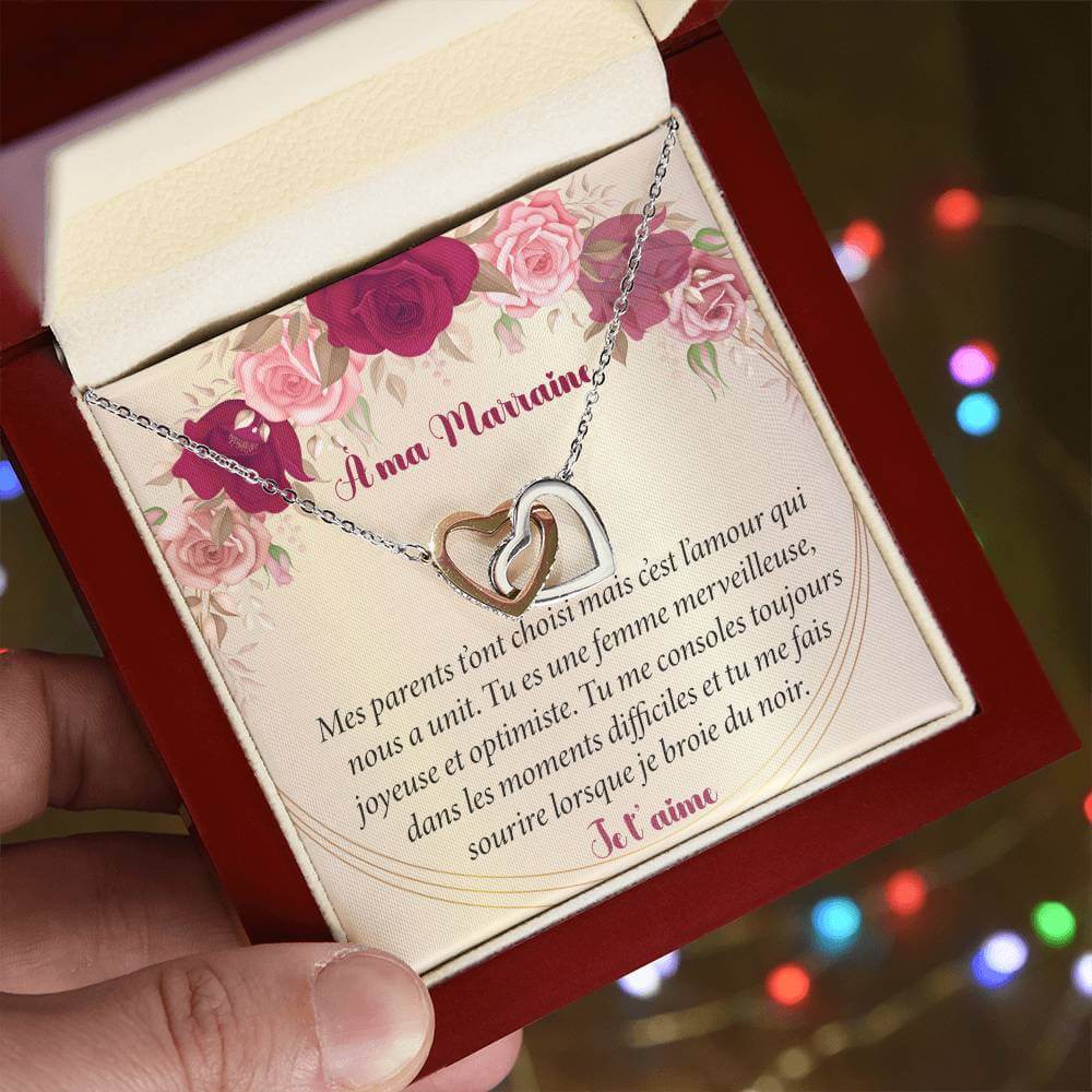 GODMOTHER • Necklace for my Double Heart Godmother