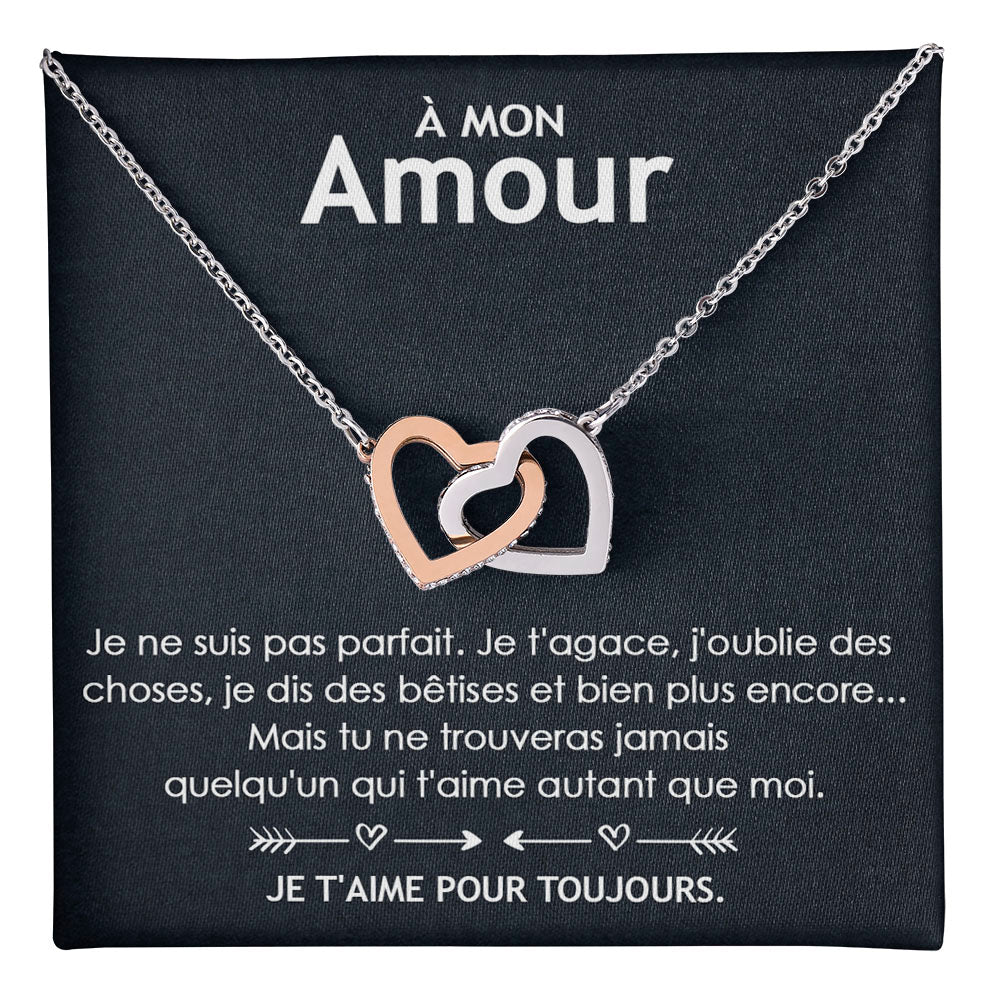 ETERNITY • Collier Déclaration d'amour Double Cœur