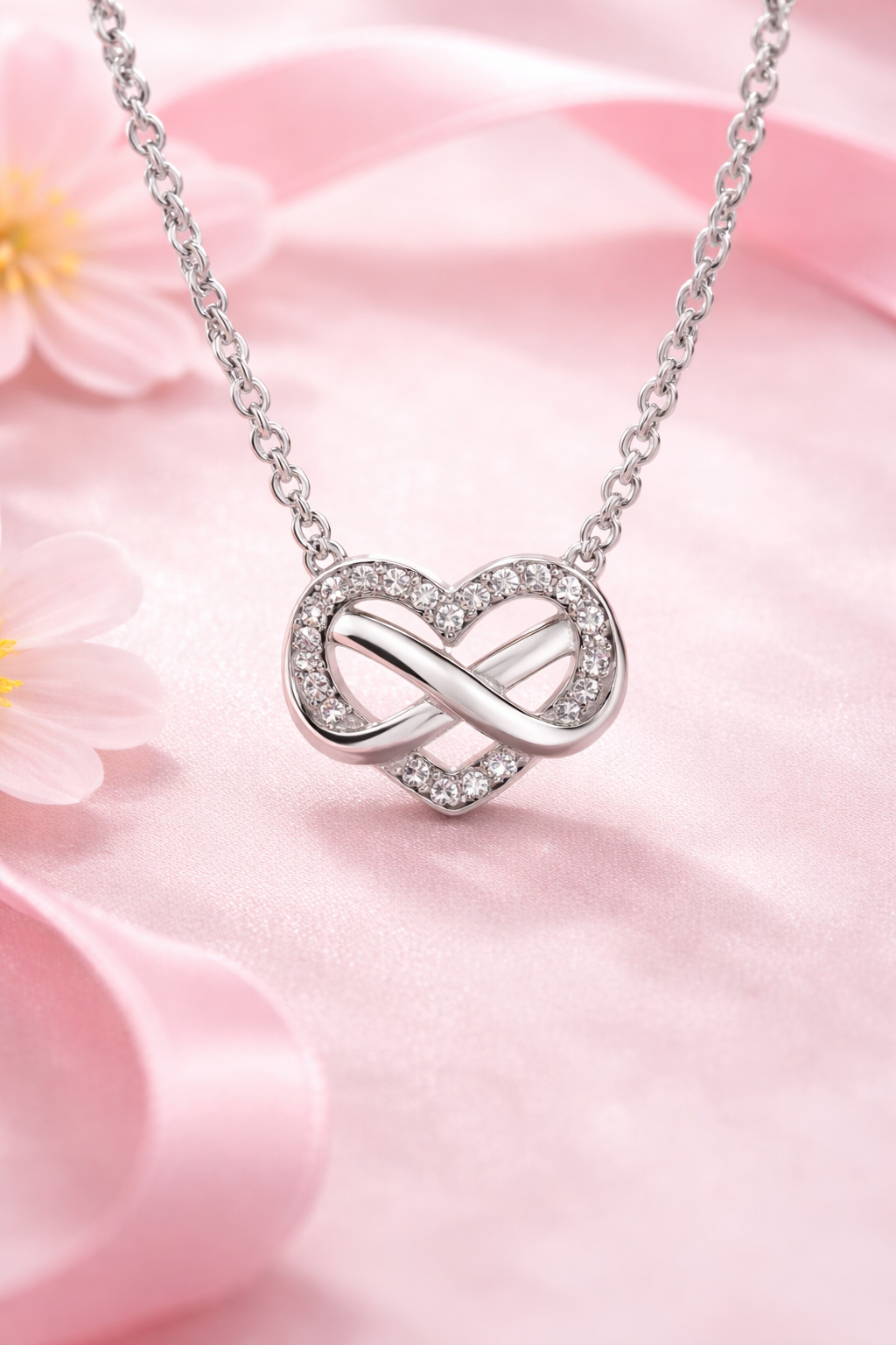 Collier Cœur Infini • Amour Éternel