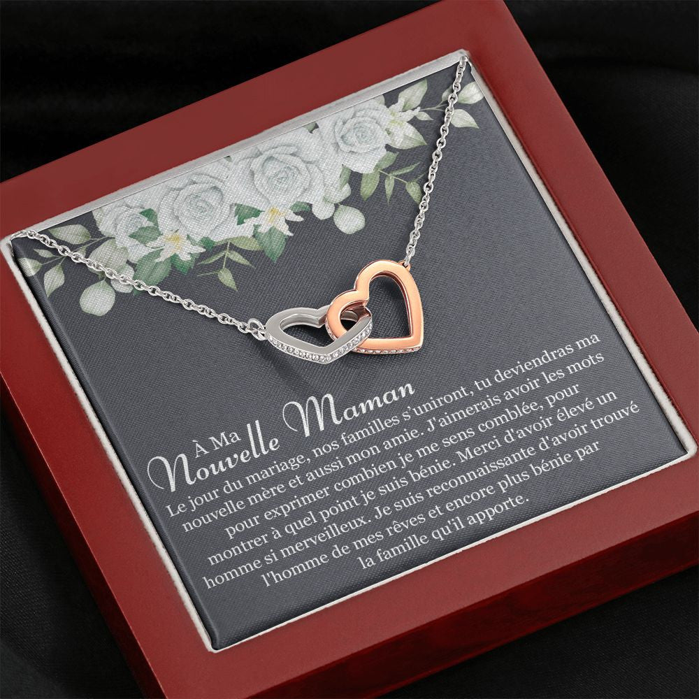 BELMOM • DOUBLE HEART MOTHER-IN-LAW NECKLACE