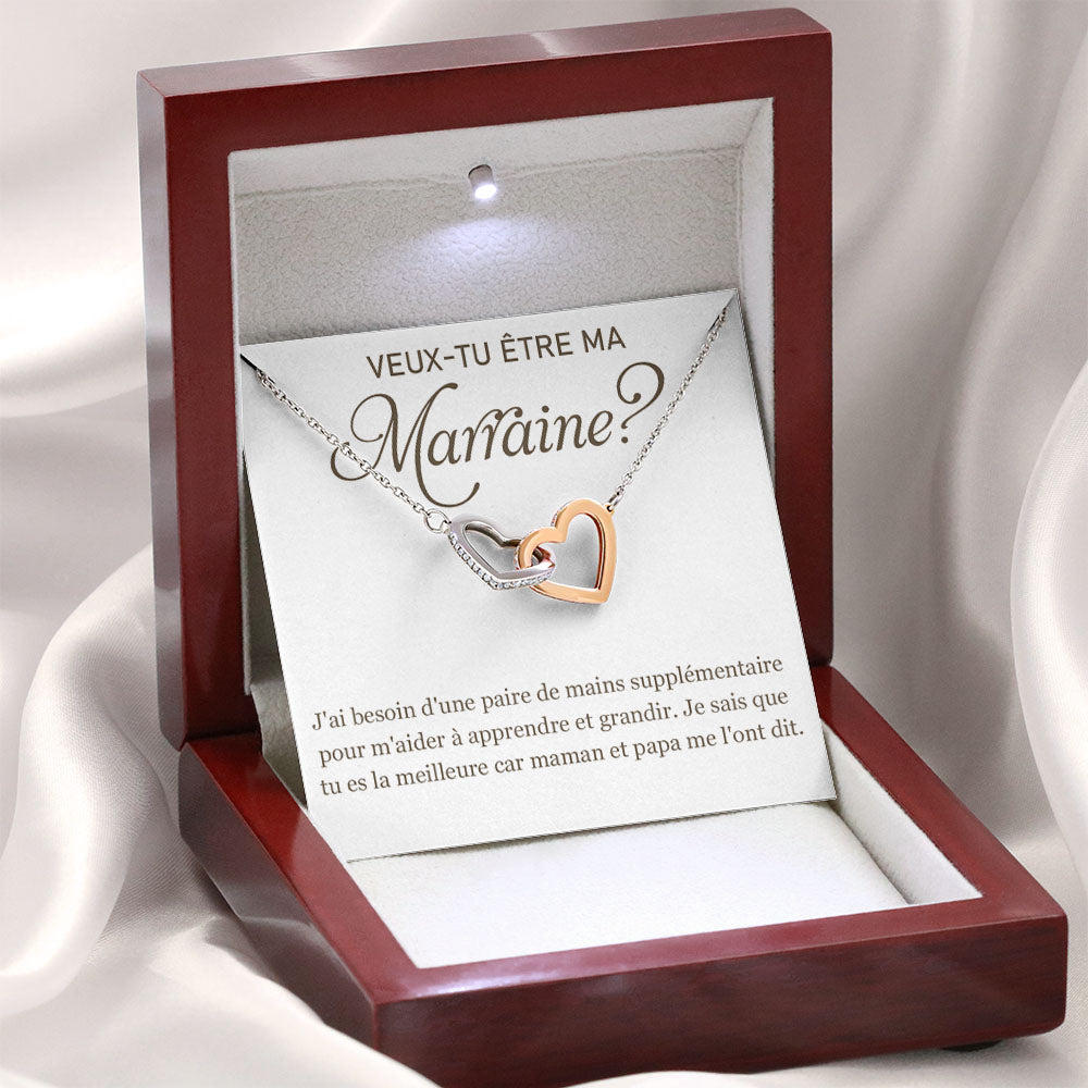 Madrina • Doble corazón madrina