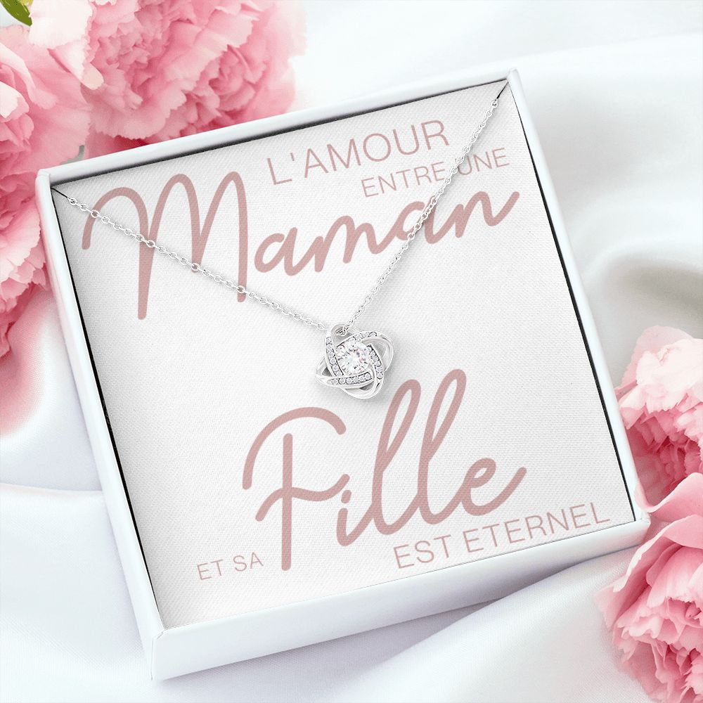 LOVYOUMOM • Collier de la fête des mères Noeud d'Amour - Lehnaa