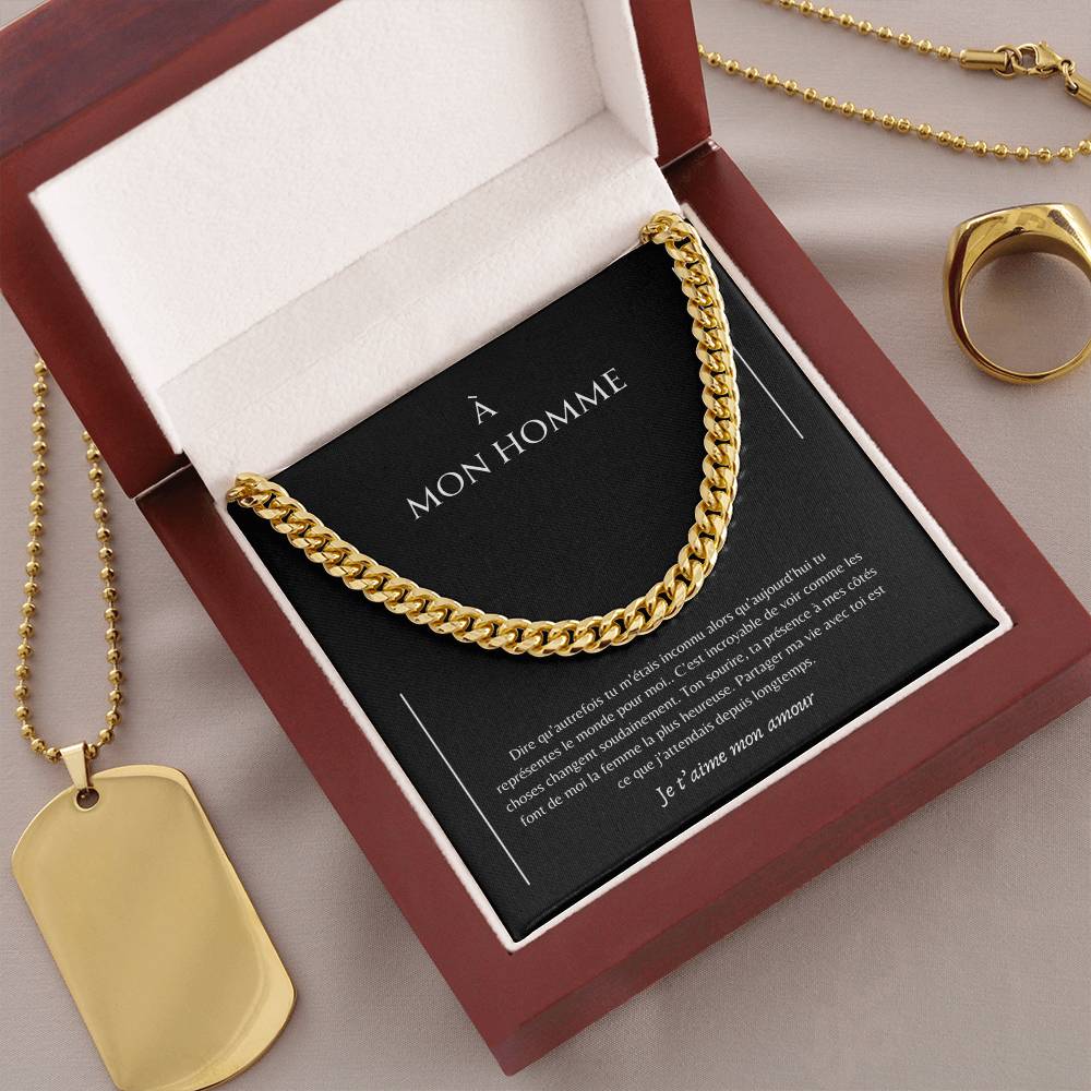 Infinito • Declaración de cadena de amor por un hombre