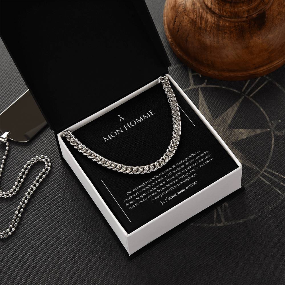 Infinito • Declaración de cadena de amor por un hombre
