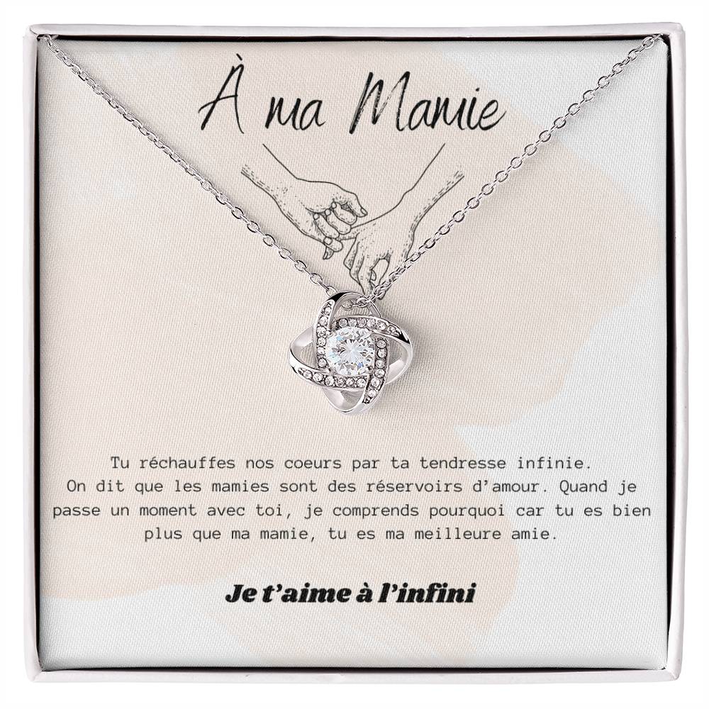 MAMIELOVA • Collier A Ma Mamie Noeud d'Amour