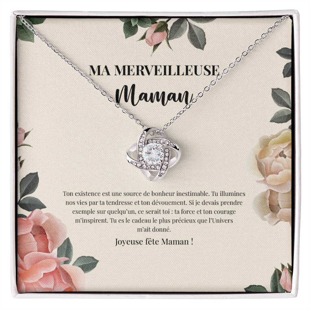 LOVEMAMA • Collier de la fête des mères Noeud d'Amour