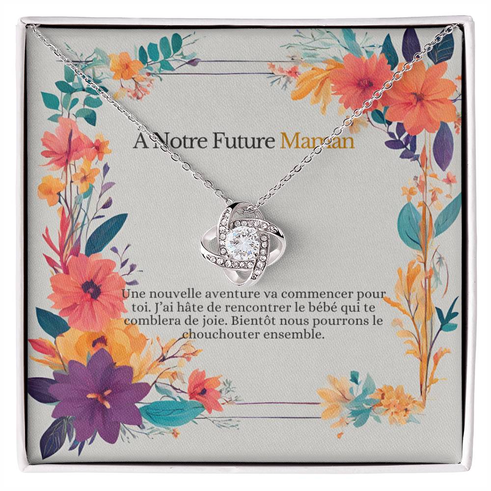 NEWLIFE • Collier Future Maman Nœud d’Amour