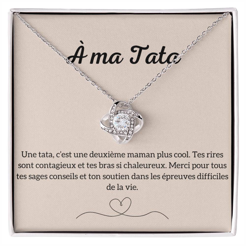 TATAMOUR • Collier pour ma tata Noeud d'Amour