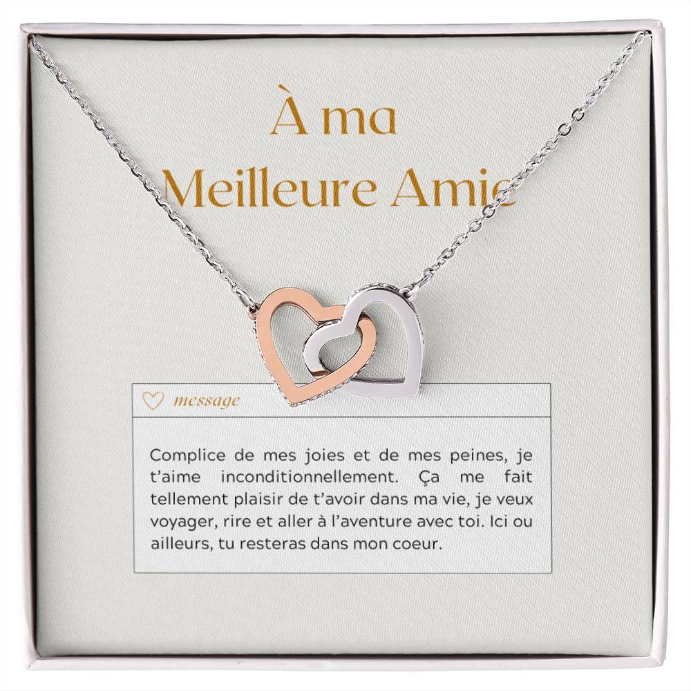 BFFLOVE • Collier Meilleures Amies Double Cœur