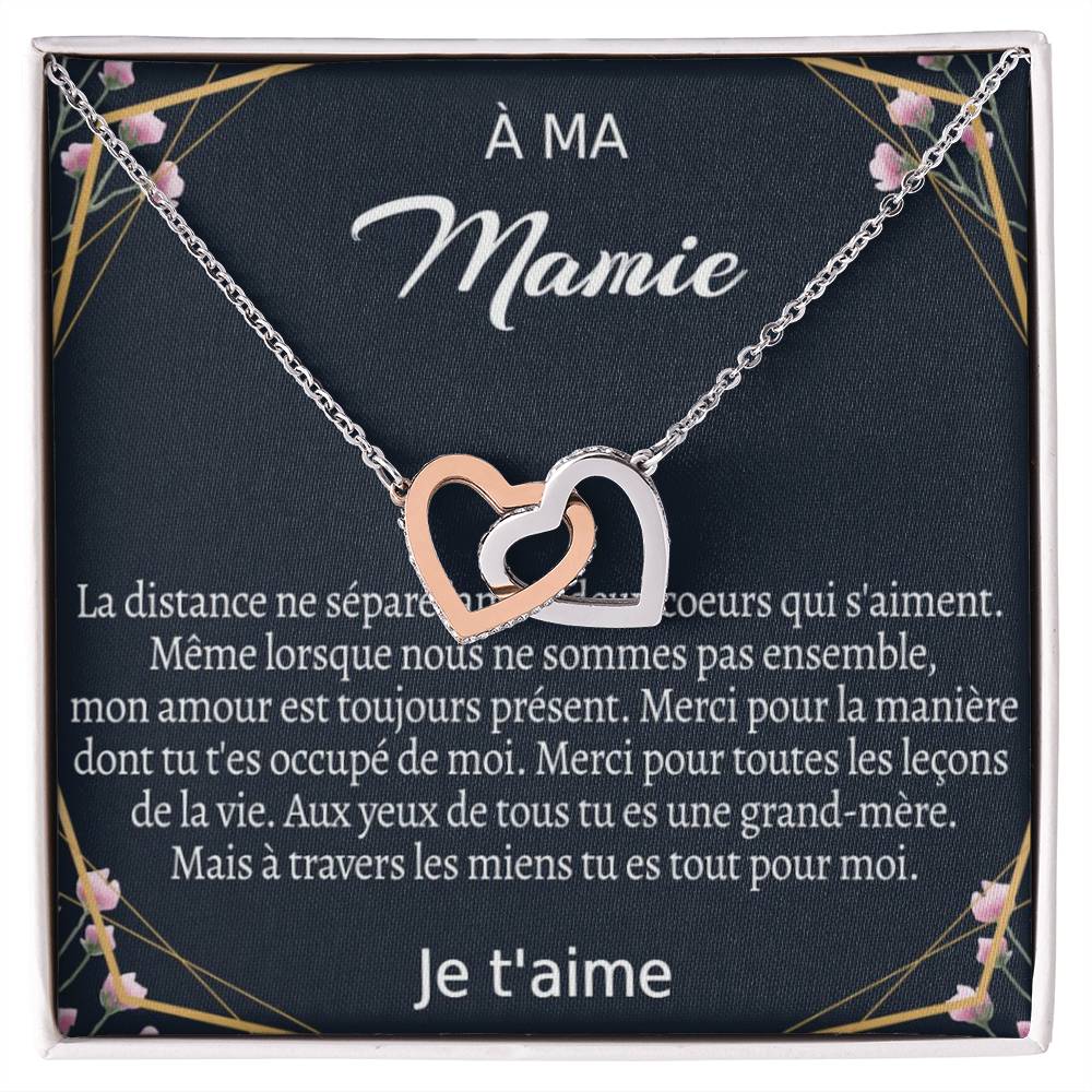 MAMIELOVA • Collier A Ma Mamie Double Cœur