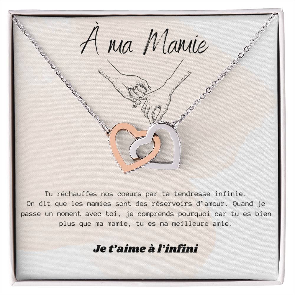 MAMIELOVA • Collier A Ma Mamie Double Cœur