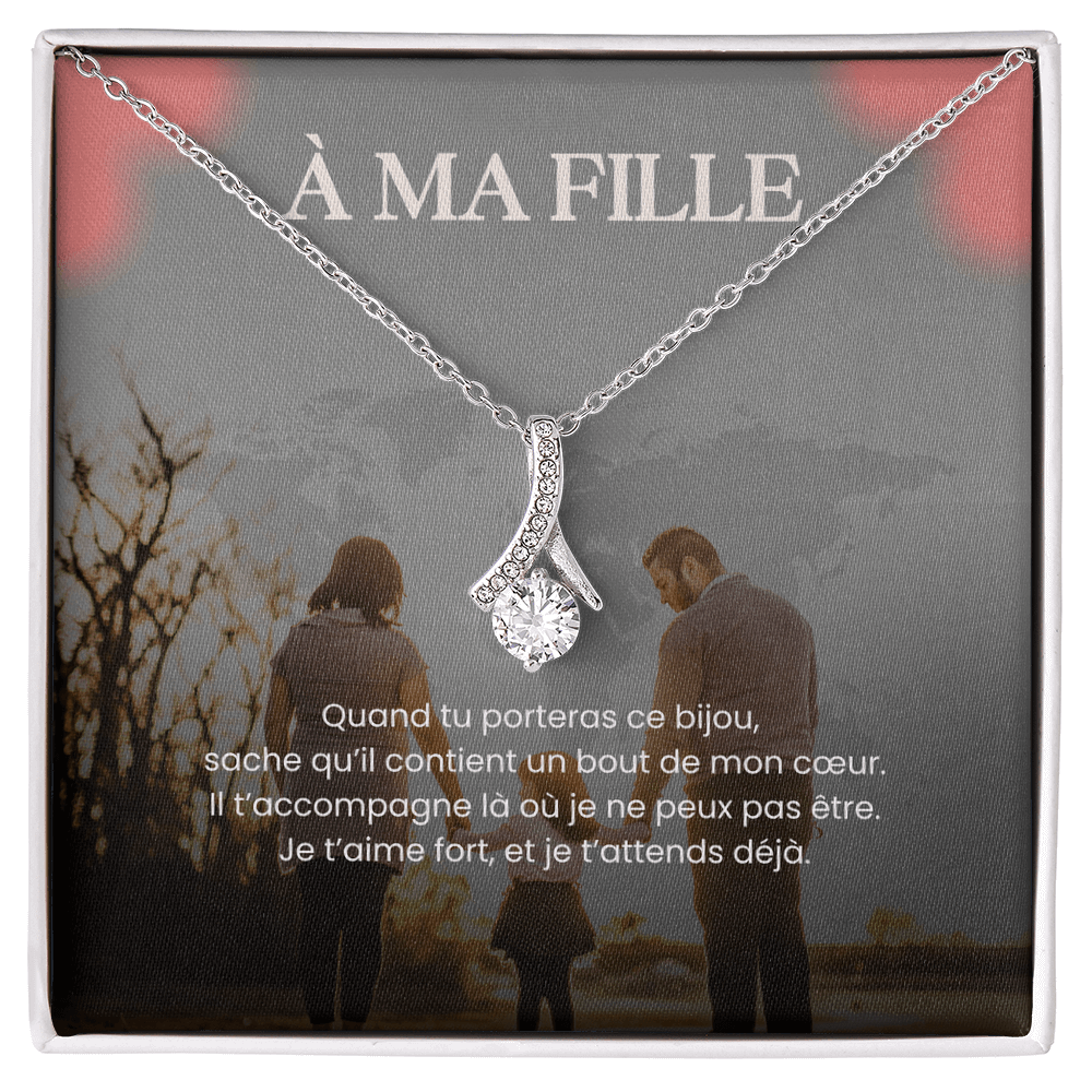 LINKY • My Daughter Double Heart Necklace