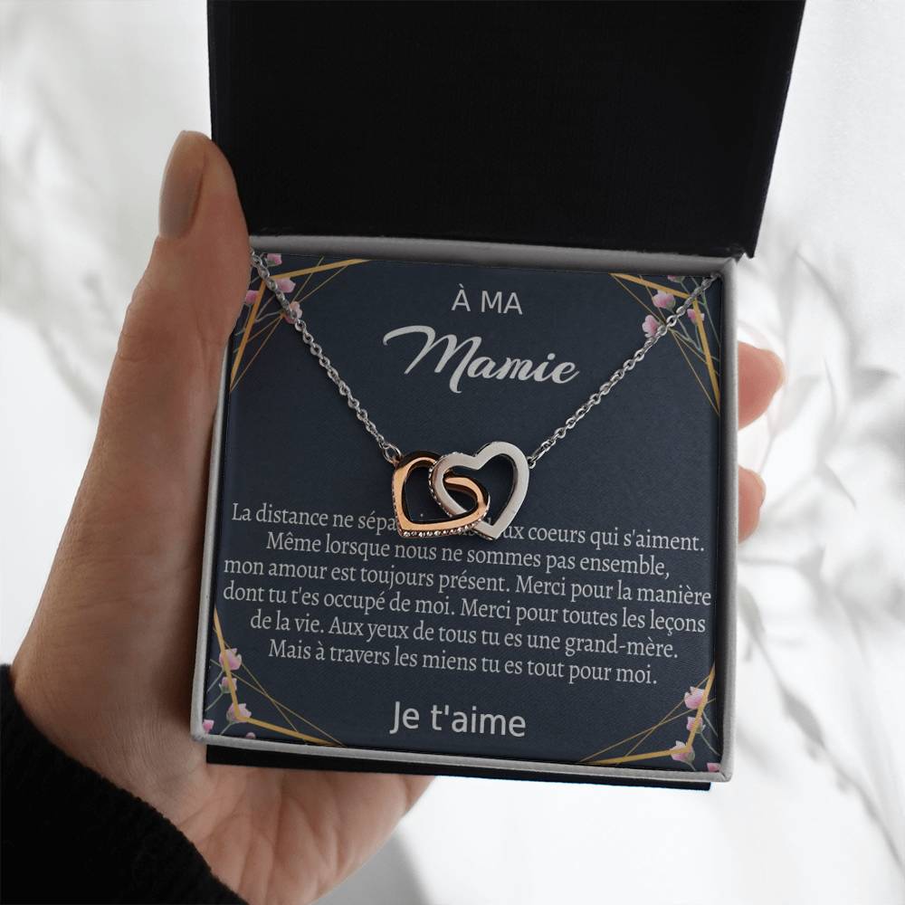 MAMIELOVA • Collier A Ma Mamie Double Cœur