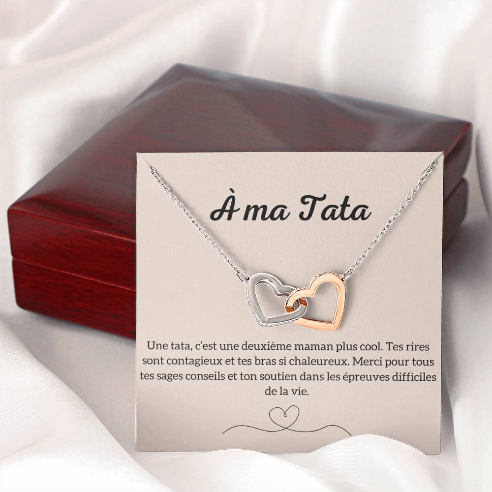 TATAMOUR • Necklace for my aunt Double Heart
