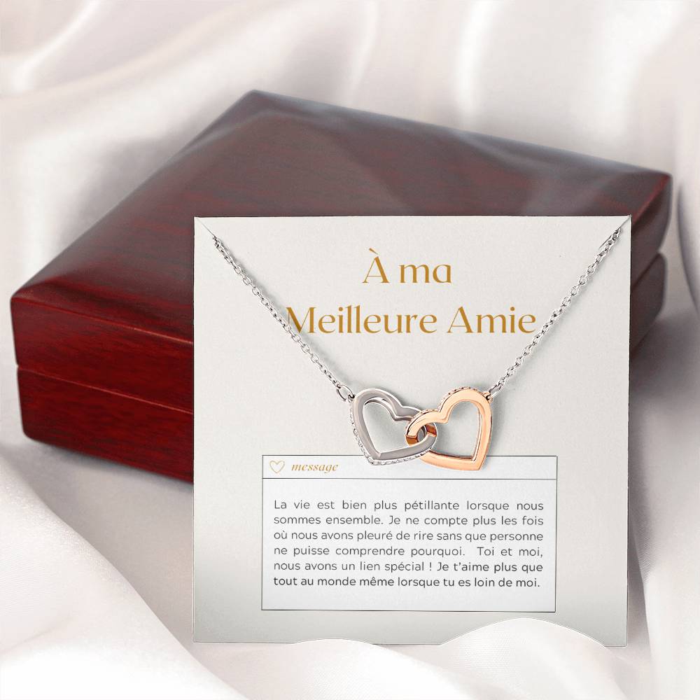 BFFLOVE • Collier Meilleures Amies Double Cœur