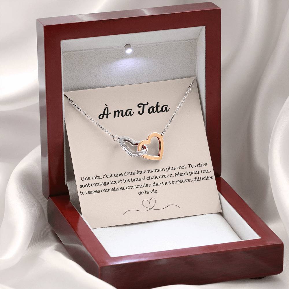 TATAMOUR • Necklace for my aunt Double Heart