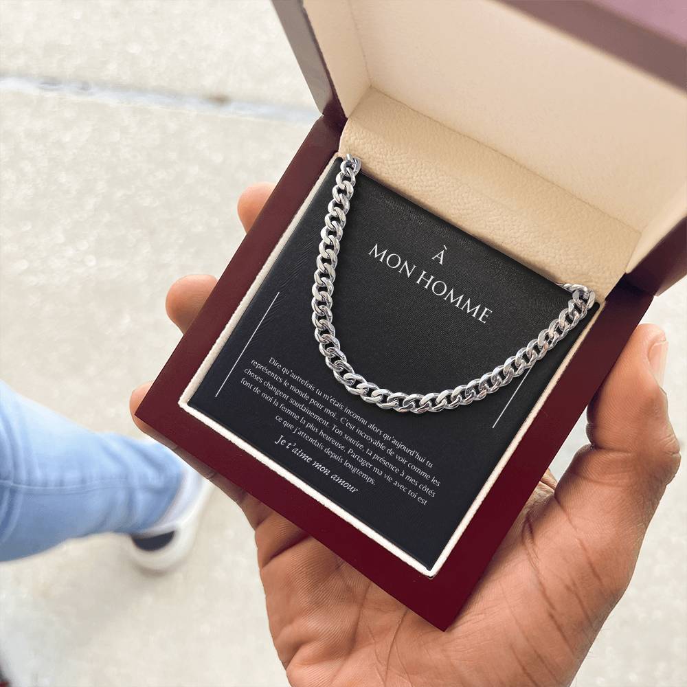 Infinito • Declaración de cadena de amor por un hombre