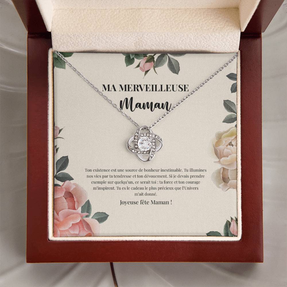 LOVEMAMA • Collier de la fête des mères Noeud d'Amour