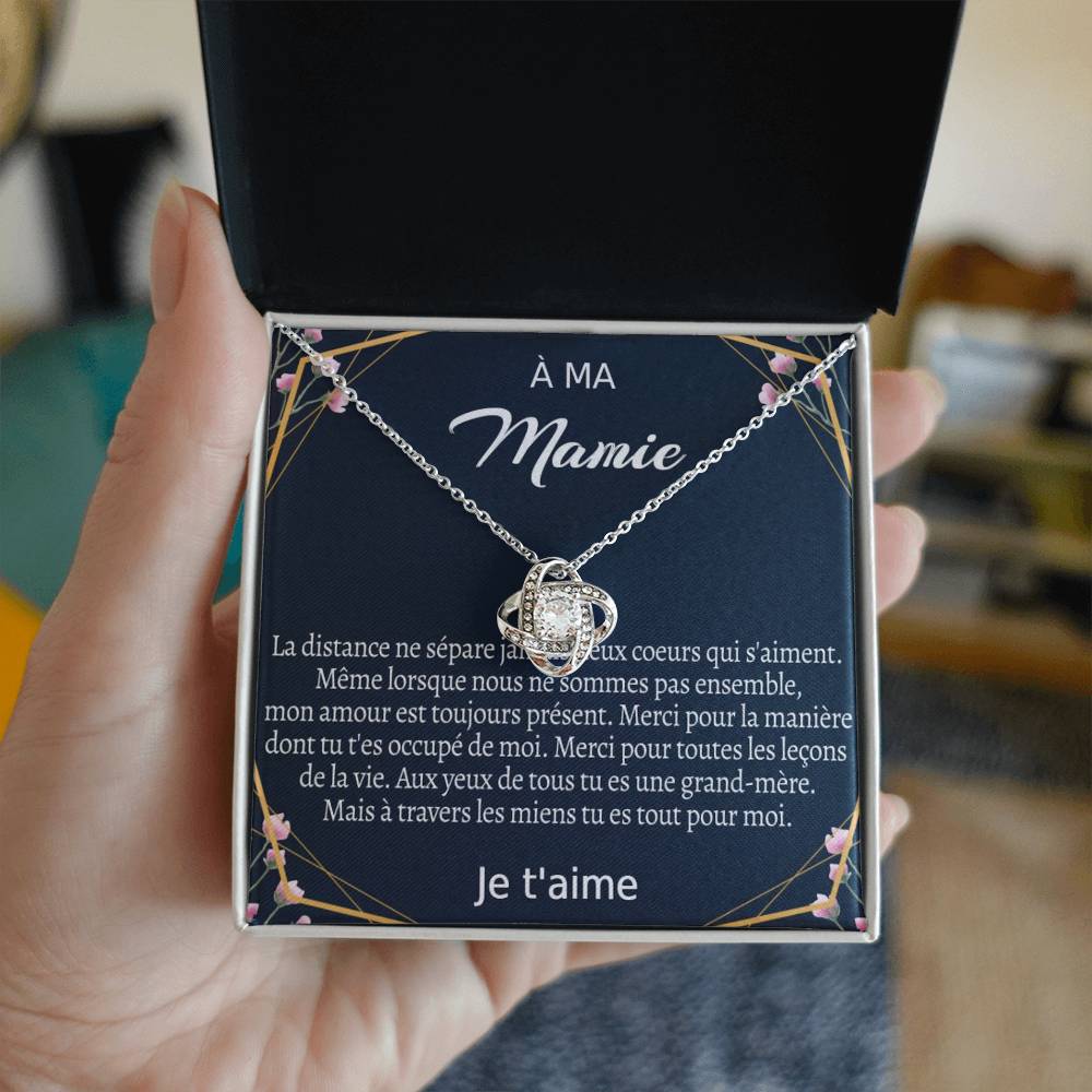 MAMIELOVA • Collier A Ma Mamie Noeud d'Amour