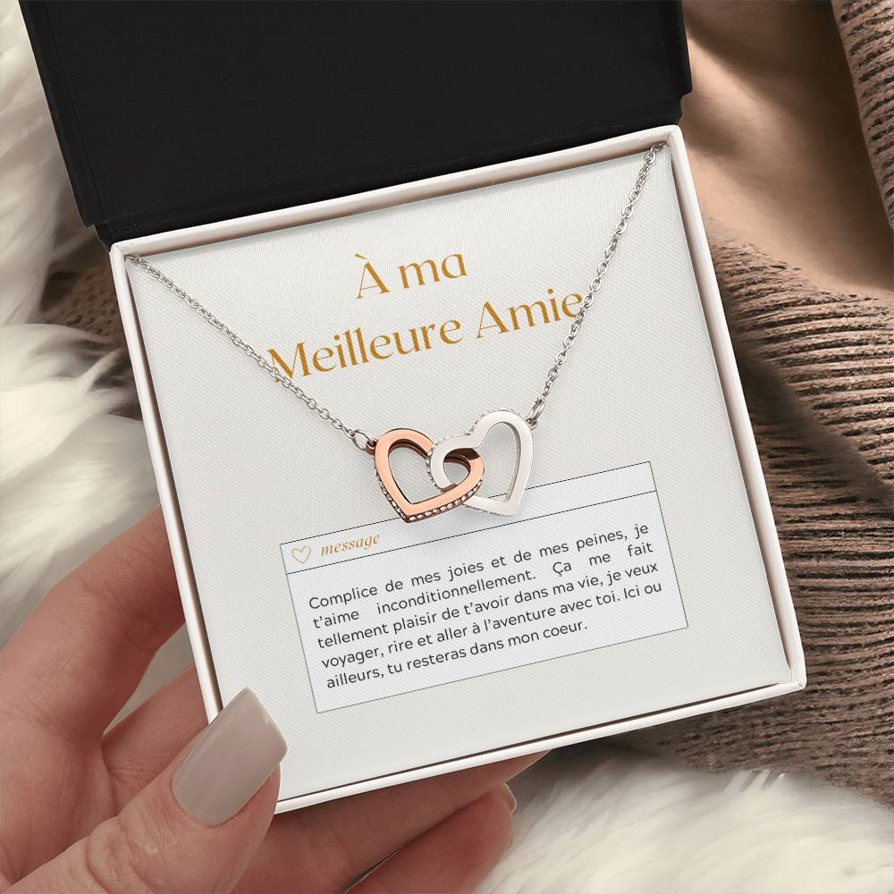 BFFLOVE • Collier Meilleures Amies Double Cœur