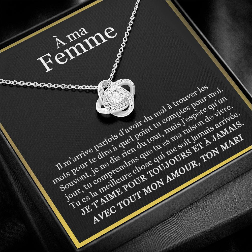 ETERNITY • Collier Déclaration d'amour Noeud d'Amour - Lehnaa