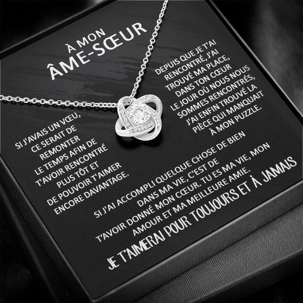 ETERNITY • Collier Déclaration d'amour Noeud d'Amour - Lehnaa