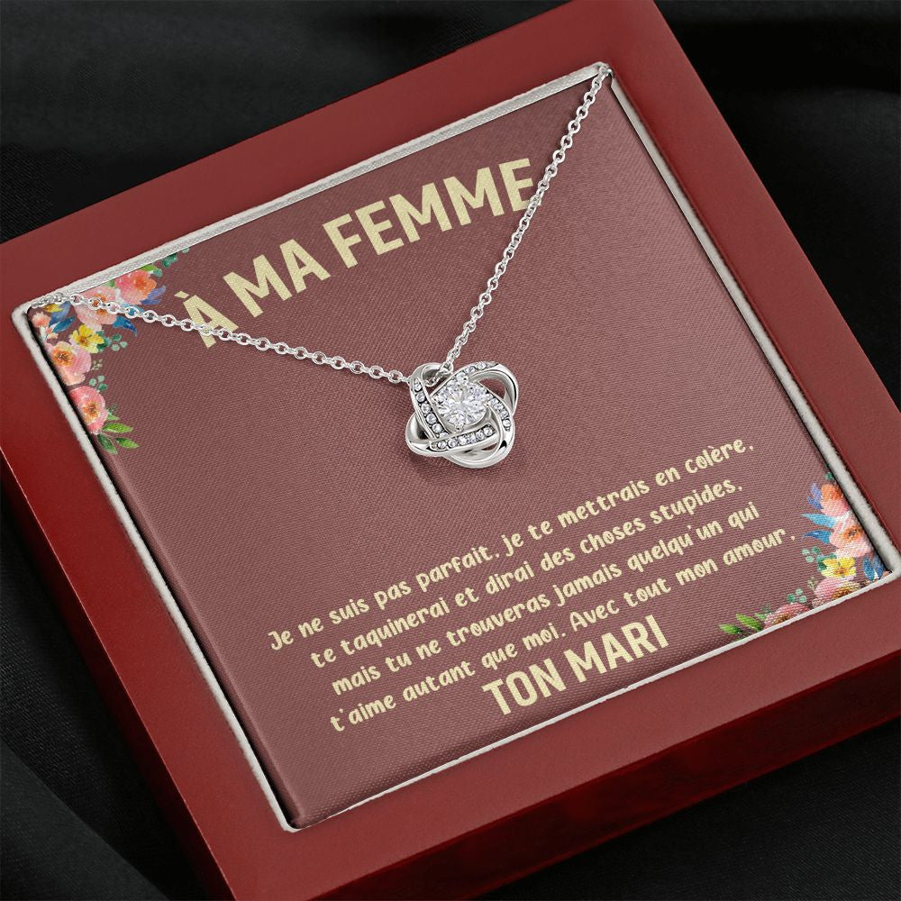 ETERNITY • Collier Déclaration d'amour Noeud d'Amour - Lehnaa