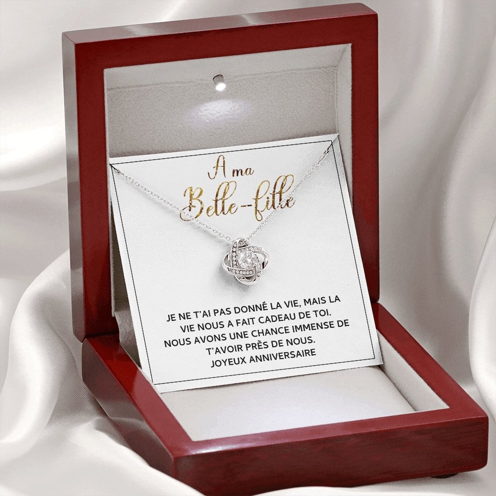 ANNIMERVEILLE • COLLIER ANNIVERSAIRE BELLE-FILLE Noeud d'Amour - Lehnaa