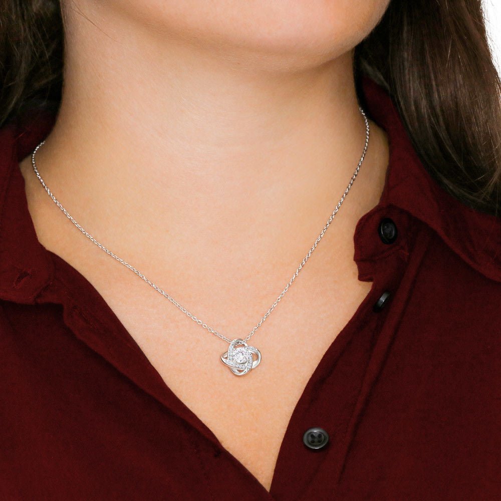 ANNIMERVEILLE • COLLIER ANNIVERSAIRE BELLE-FILLE Noeud d'Amour - Lehnaa