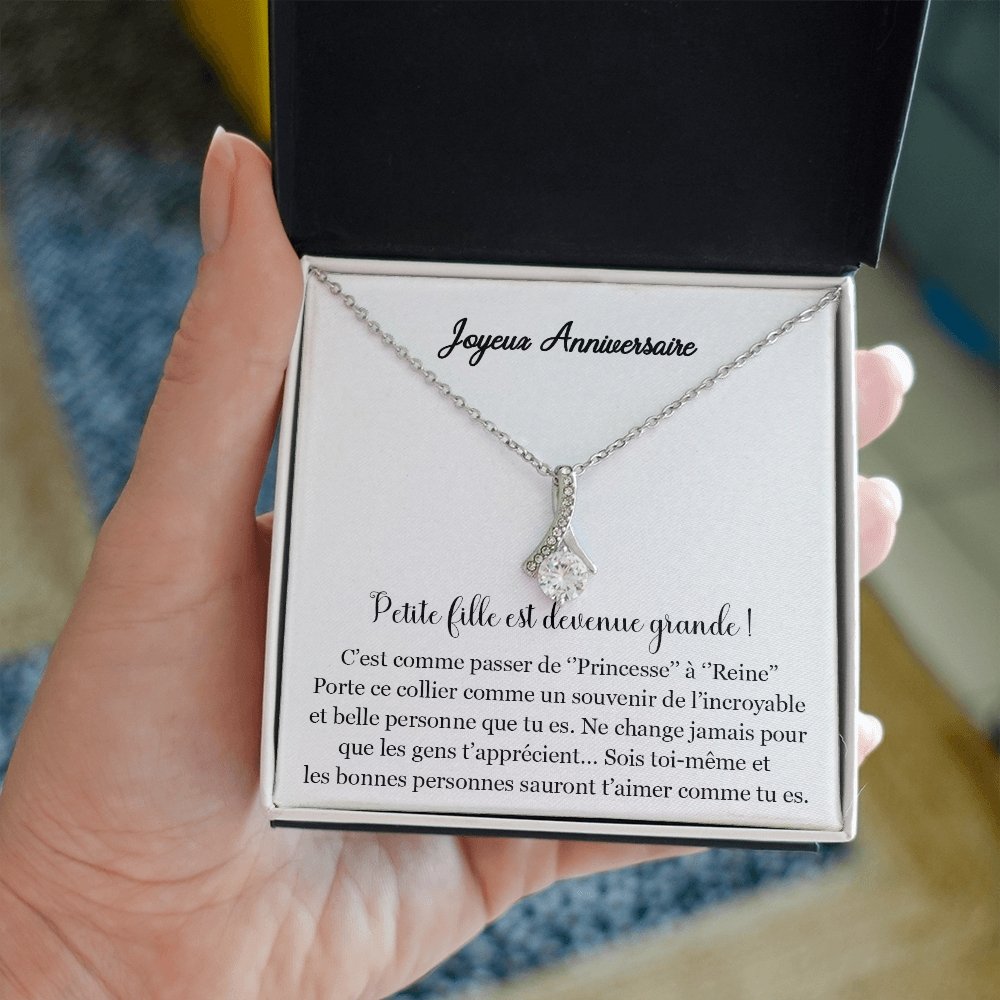 ANNIMERVEILLE • Collier Joyeux Anniversaire Ma Fille Elixir - Lehnaa