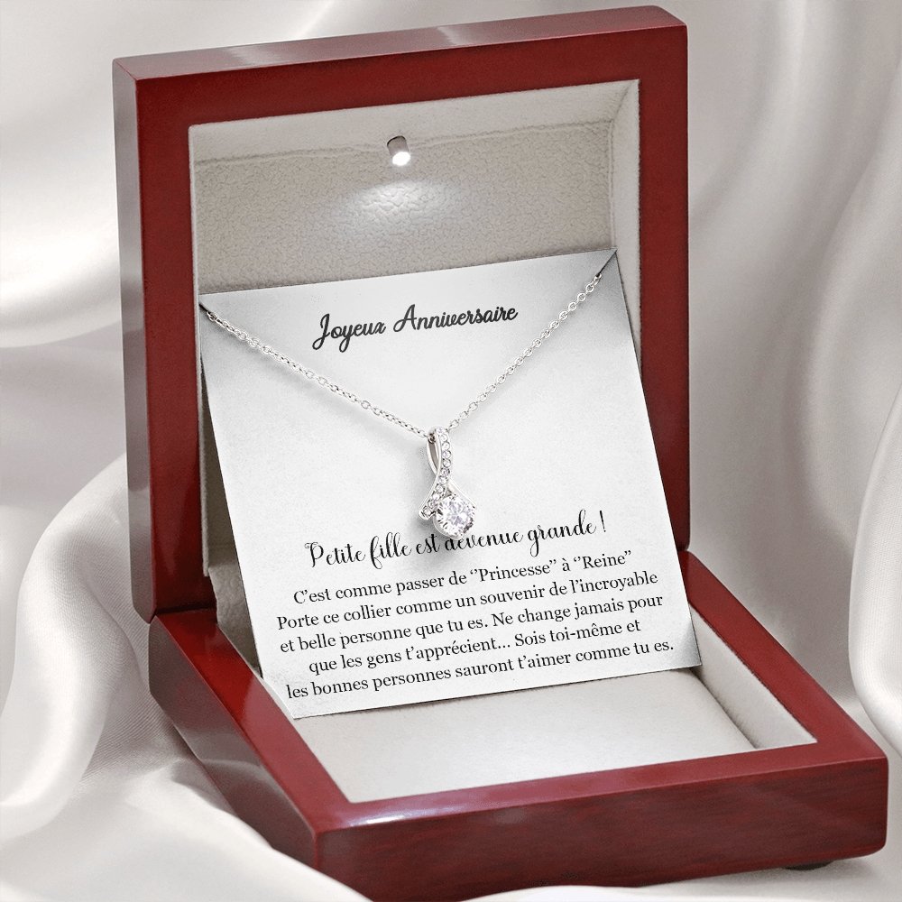 ANNIMERVEILLE • Collier Joyeux Anniversaire Ma Fille Elixir - Lehnaa