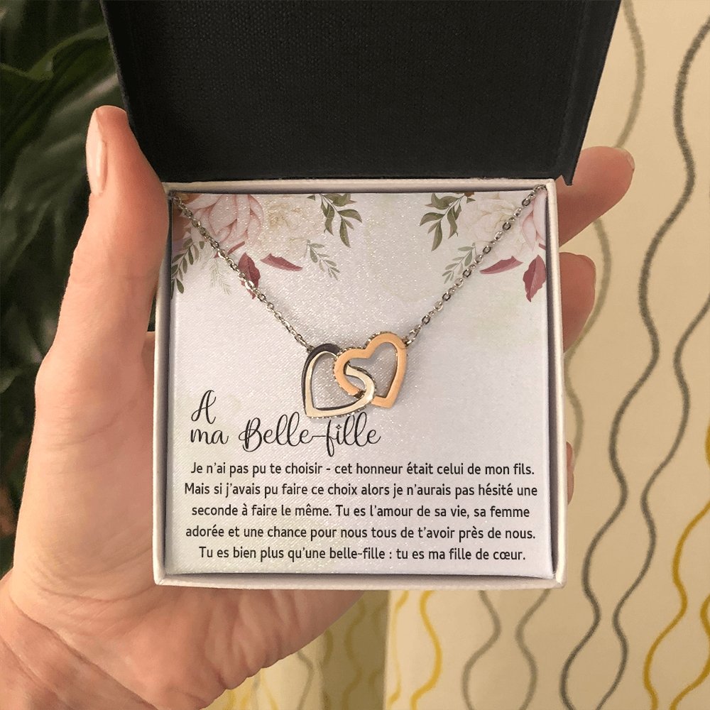 BELLA • Collier Belle-Fille Double Cœur - Lehnaa