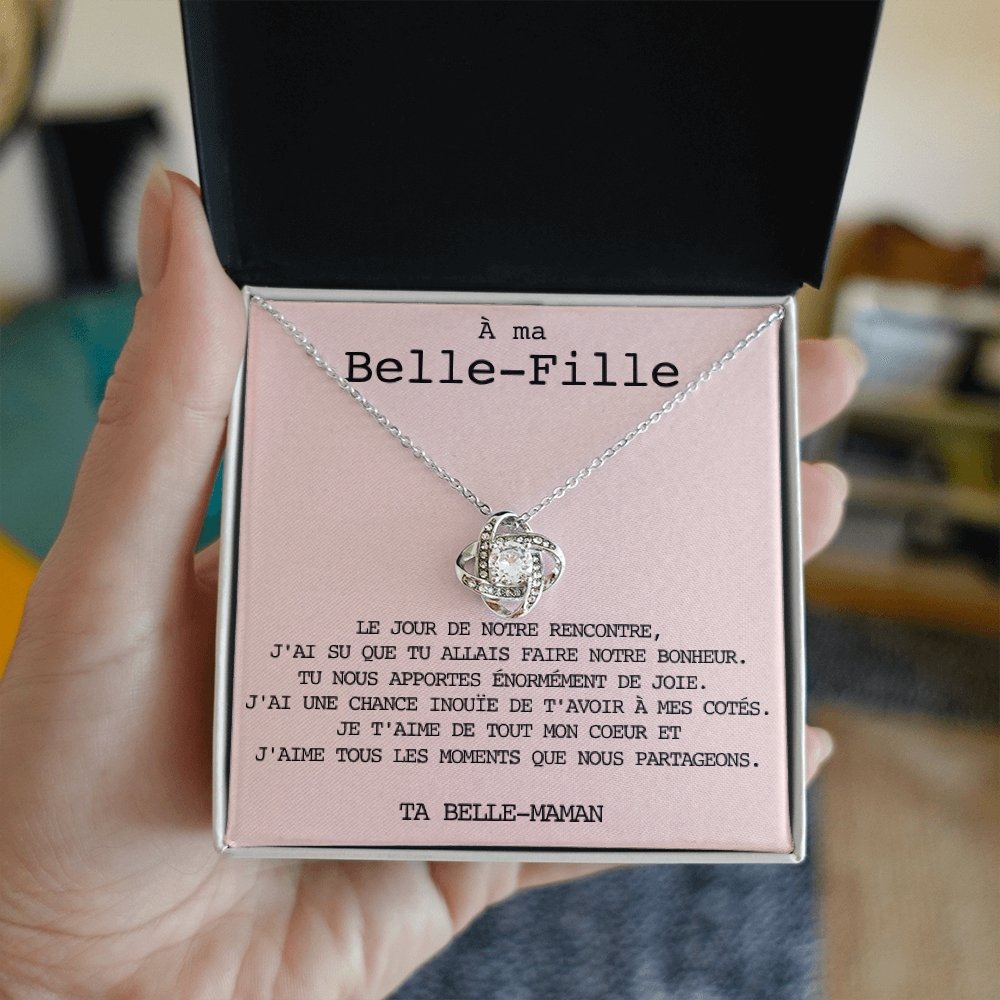 BELLA • Collier Belle-Fille Noeud d'Amour - Lehnaa