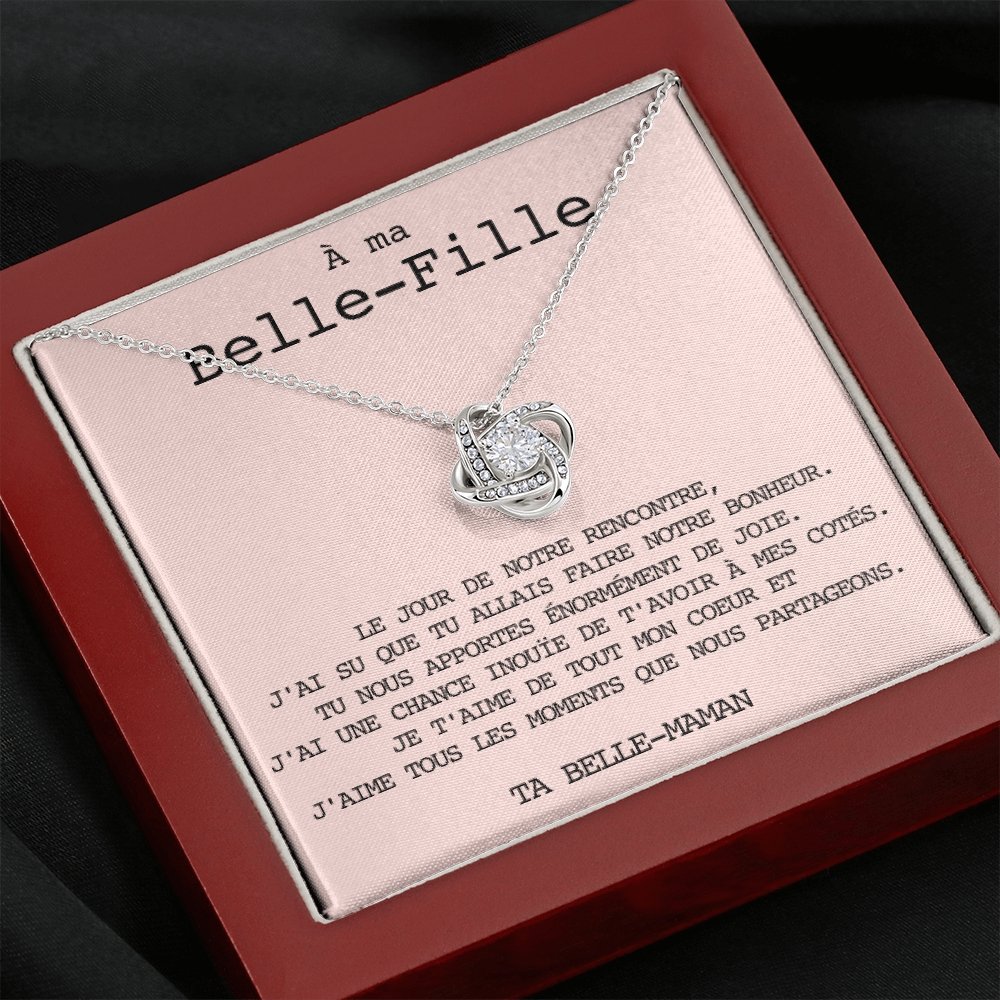 BELLA • Collier Belle-Fille Noeud d'Amour - Lehnaa