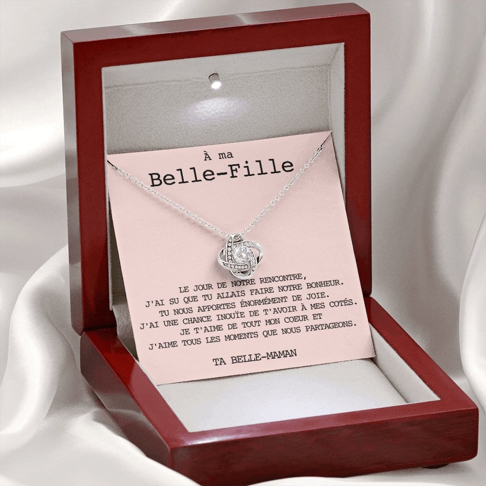 BELLA • Collier Belle-Fille Noeud d'Amour - Lehnaa