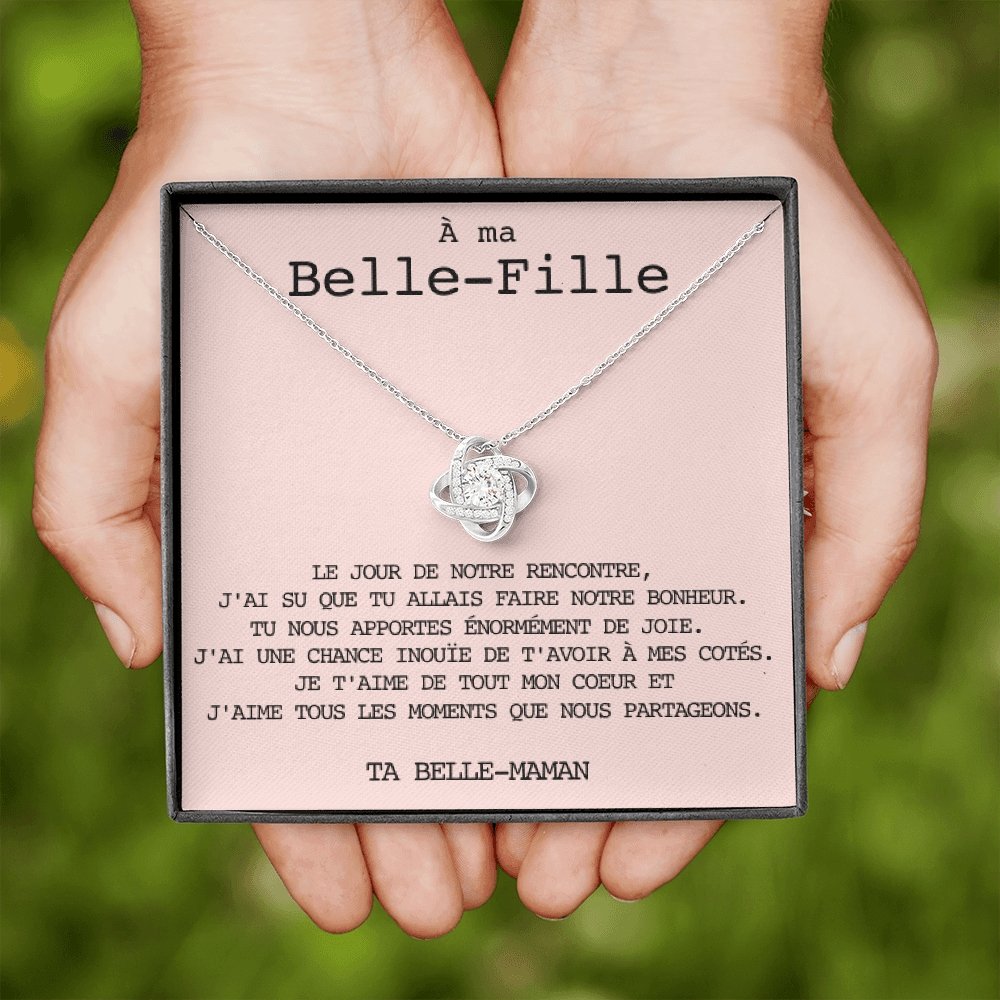 BELLA • Collier Belle-Fille Noeud d'Amour - Lehnaa