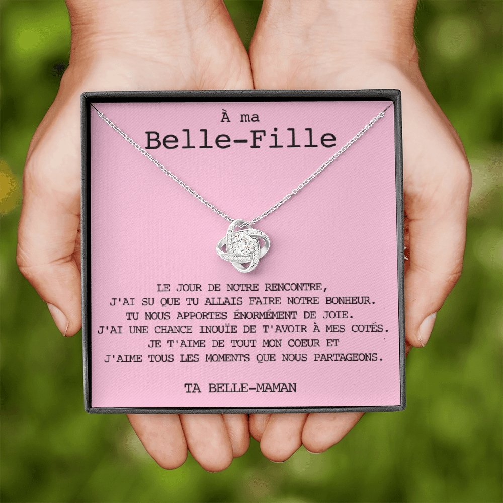 BELLA • Collier Belle-Fille Noeud d'Amour - Lehnaa